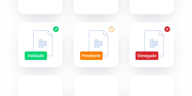 Pantalla de FinanEDI con actualización y seguimiento EDI de documentos