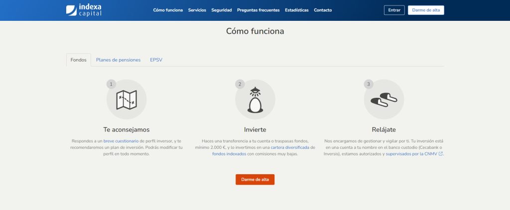 Indexa Capital robo advisor como funciona