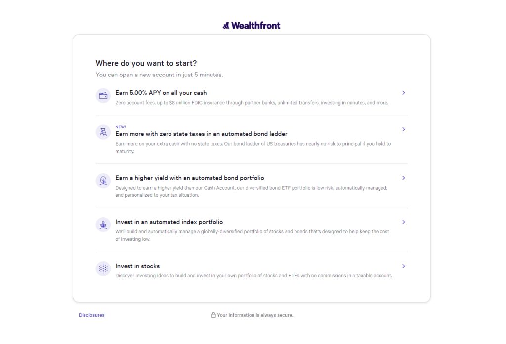 Wealthfront: La plataforma de roboadvisors
