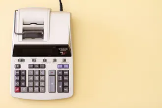 Imagen de una calculadora antigua