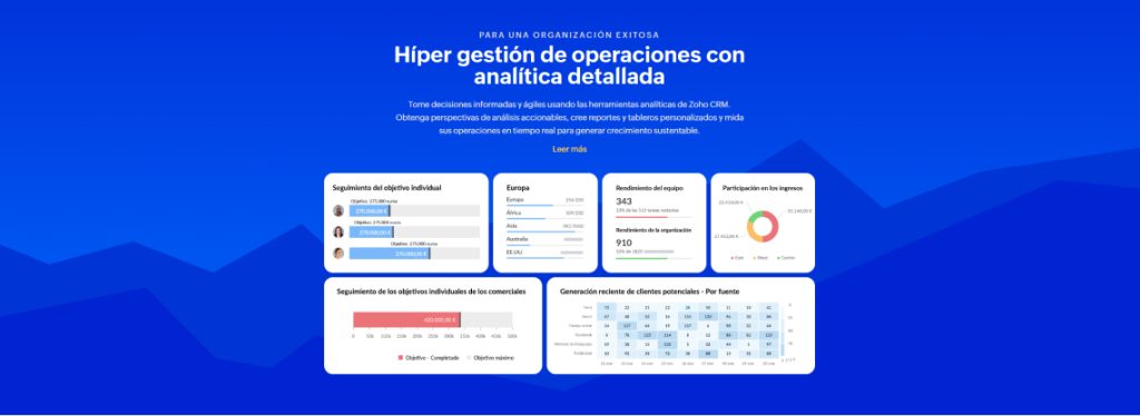 Zoho CRM web