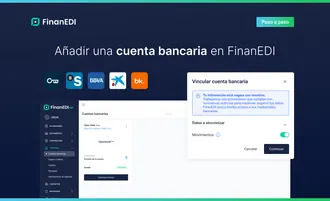 Añadir cuenta bancaria en FinanEDI