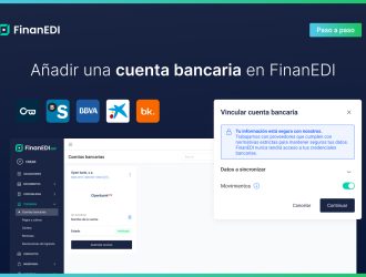 Añadir cuenta bancaria en FinanEDI