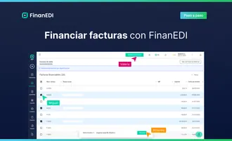 Solicitar contacto para financiar facturas desde FinanEDI