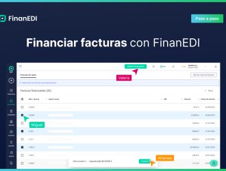 Solicitar contacto para financiar facturas desde FinanEDI