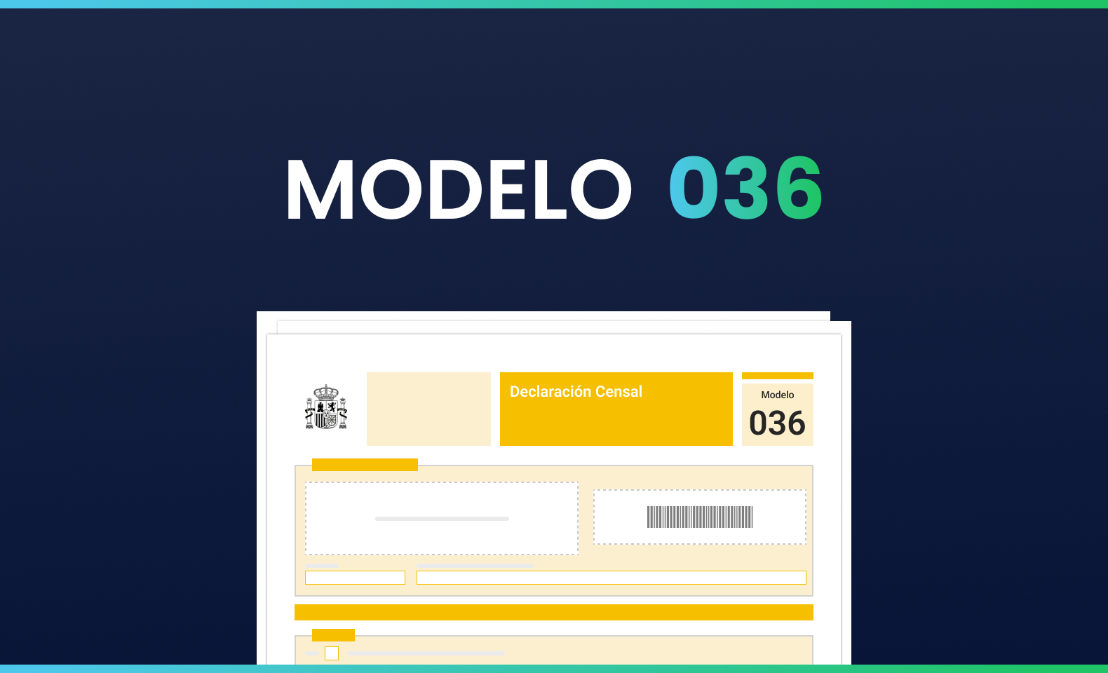 063 Forma Modelo 036: ¿Qué es y cómo rellenarlo? | FinanEDI