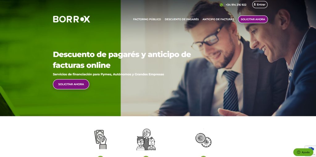 Página web Borrox
