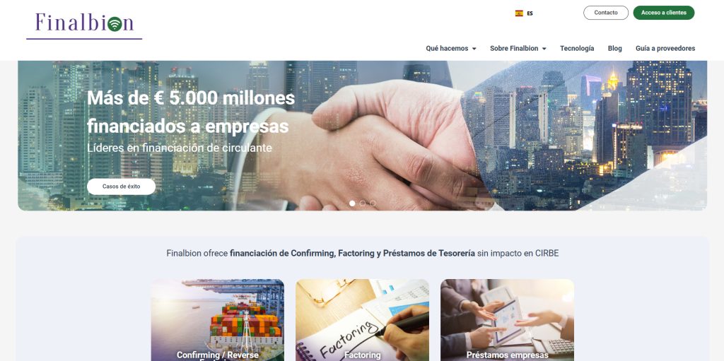 Página web Finalbion