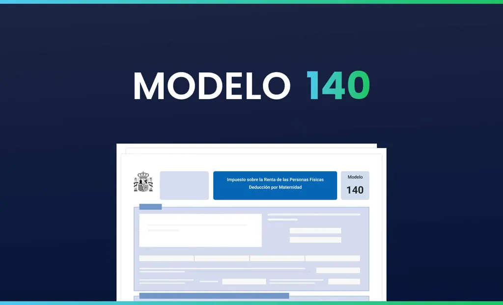 Modelo 140. IRPF. Deducción por maternidad