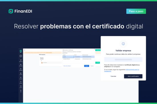 Resolver problemas certificado digital