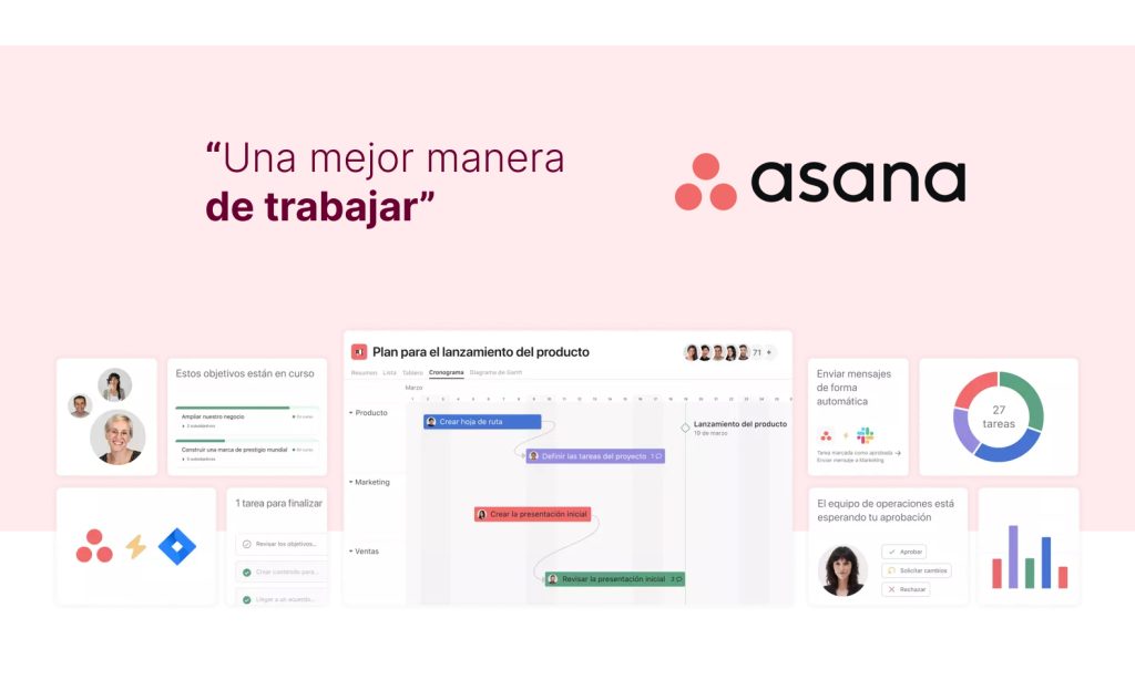 Portada aplicación Asana