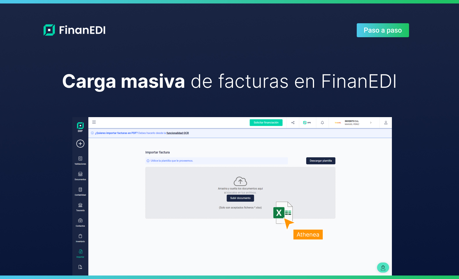 Importar facturas a FinanEDI