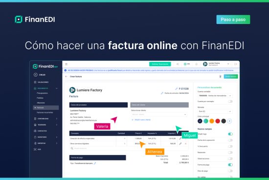 Como hacer factura online con FinanEDI