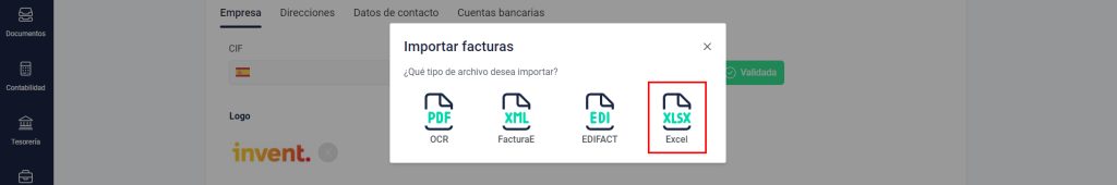 Importar Facturas Excel FinanEDI