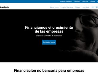 Página web Bravo Capital factoring