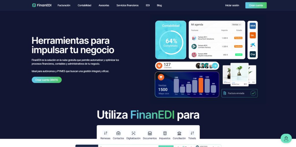 Página web FinanEDI