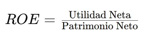 Fórmula para calcular el ROE