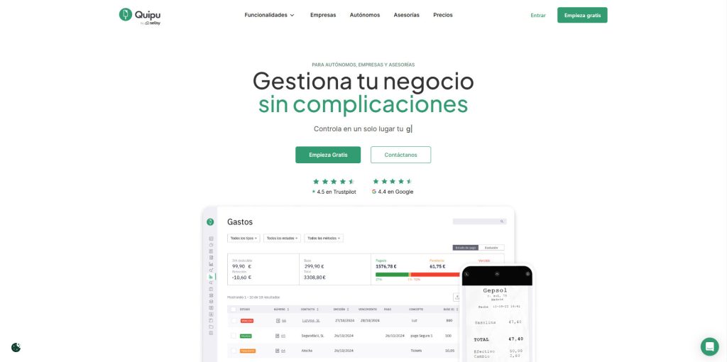 Página web Quipu