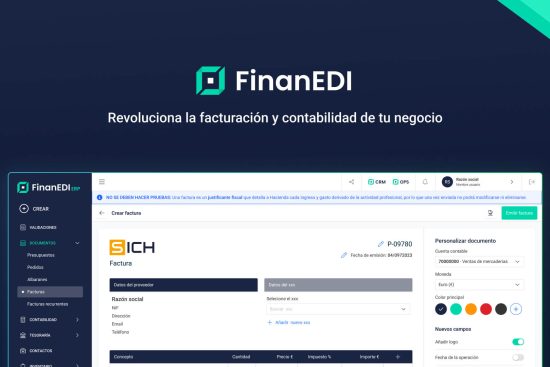 FinanEDI - Revoluciona la facturación y contabilidad de tu negocio